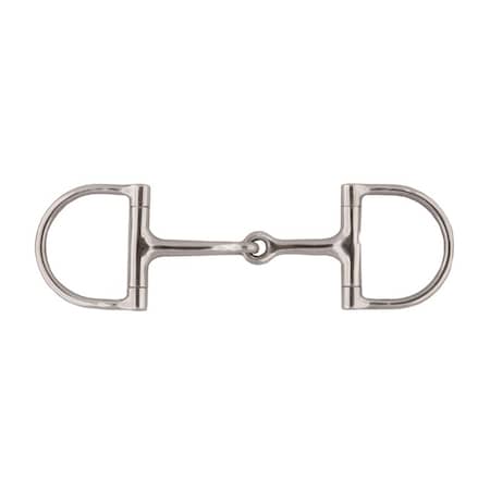 Jacks Imports Jointed Mouth Dee Ring Snaffle Bit 5" 25544-5